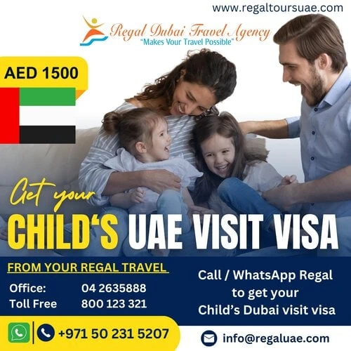 visit visa dubai cost for child