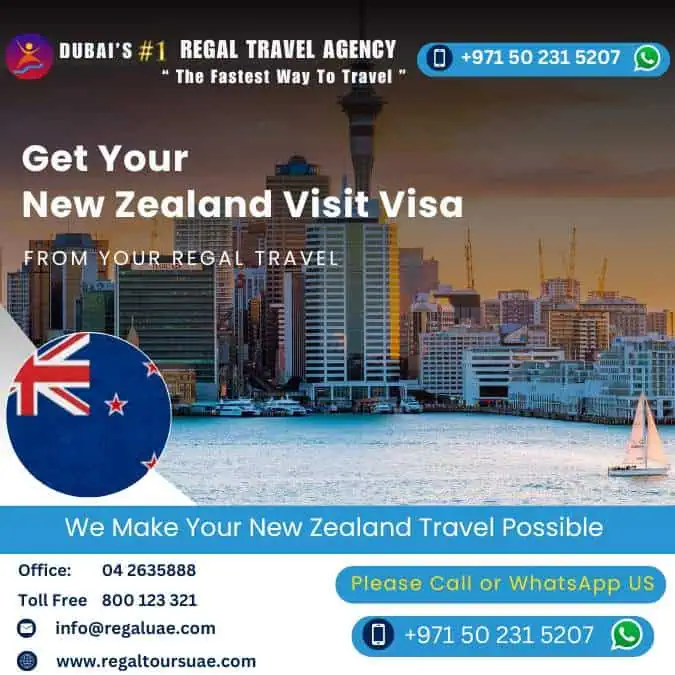 New Zealand Visa from Dubai