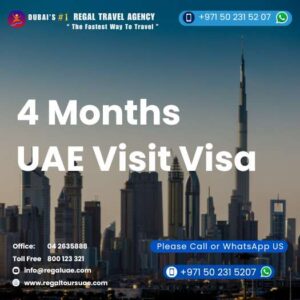 4 months uae visit visa