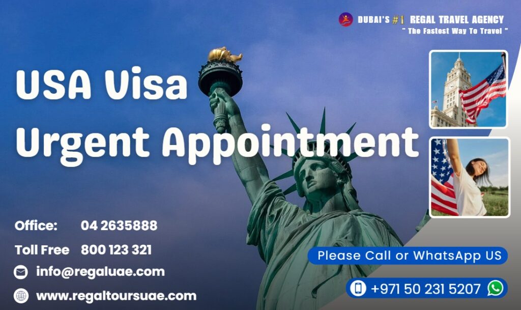 USA Urgent Visa Appointments