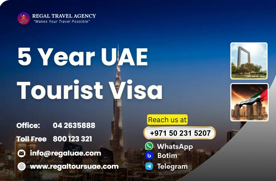 5 Year Tourist Visa UAE