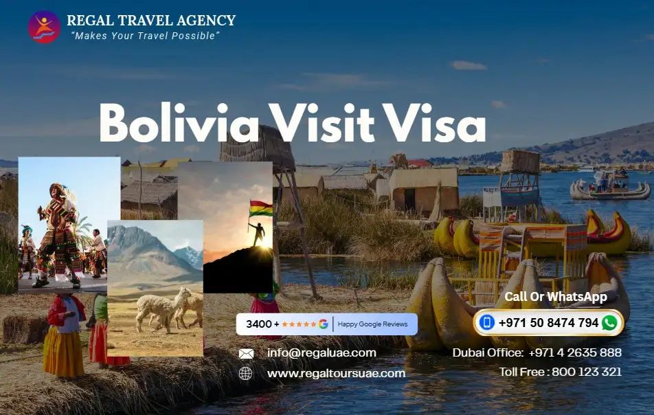 Bolivia Visit Visa from dubai