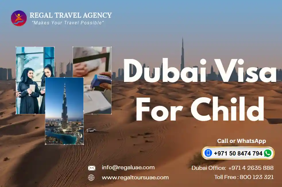 Dubai visit visa for child