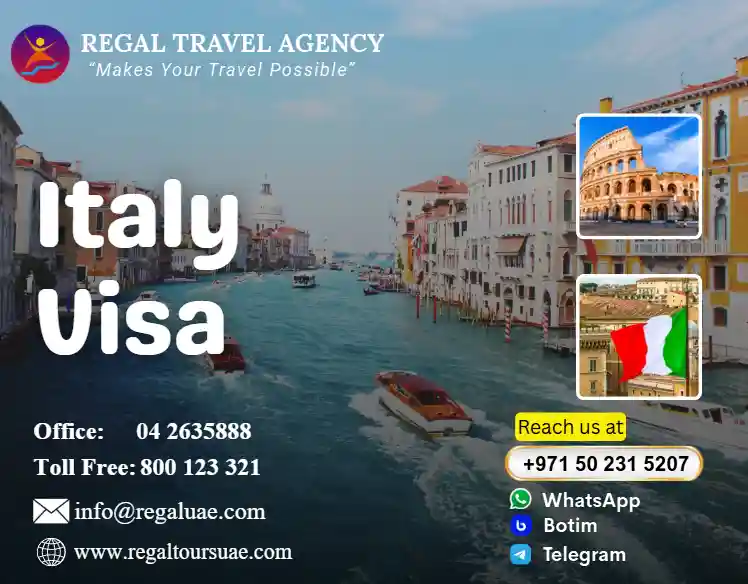 Italy Visa From Dubai
