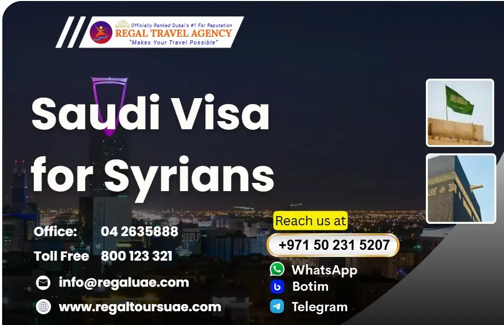 Saudi visa for Syrians in UAE