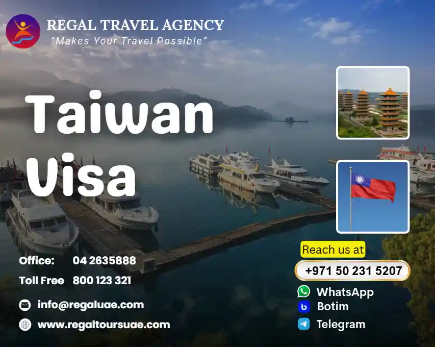 Taiwan visit visa from Dubai