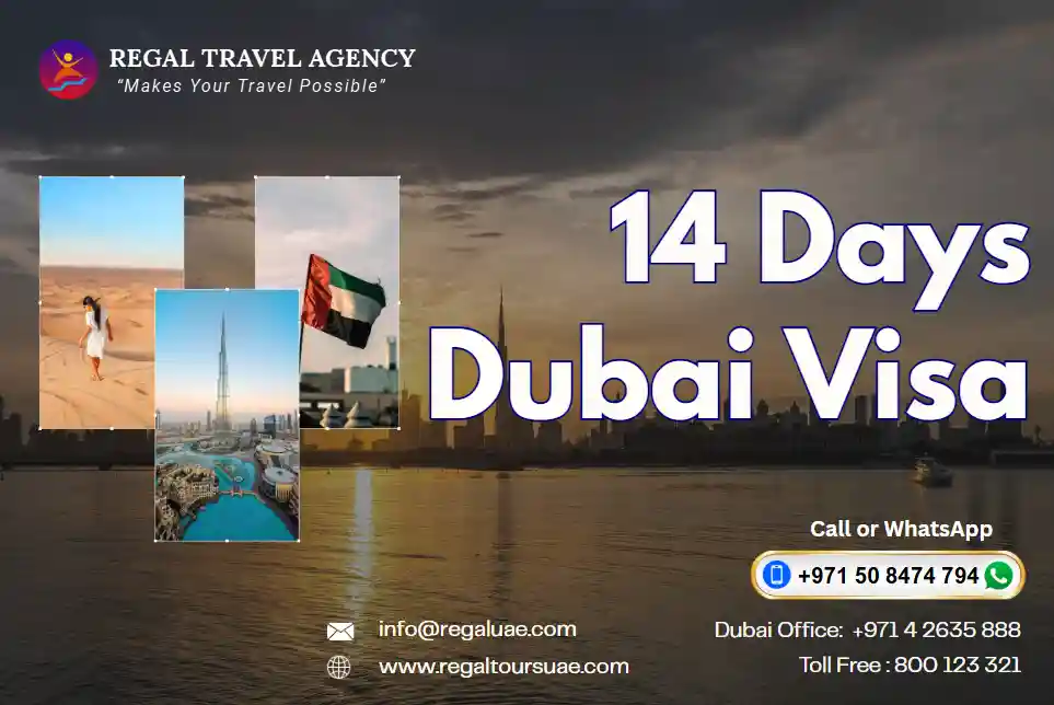 14 Days Dubai Visit Visa​