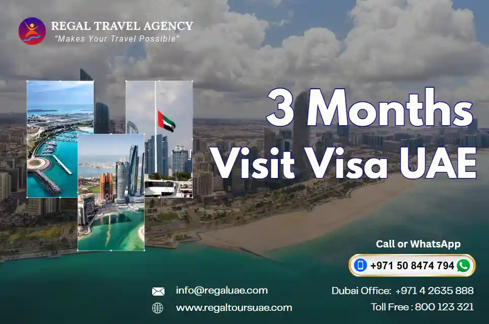 3 Months Visit Visa UAE