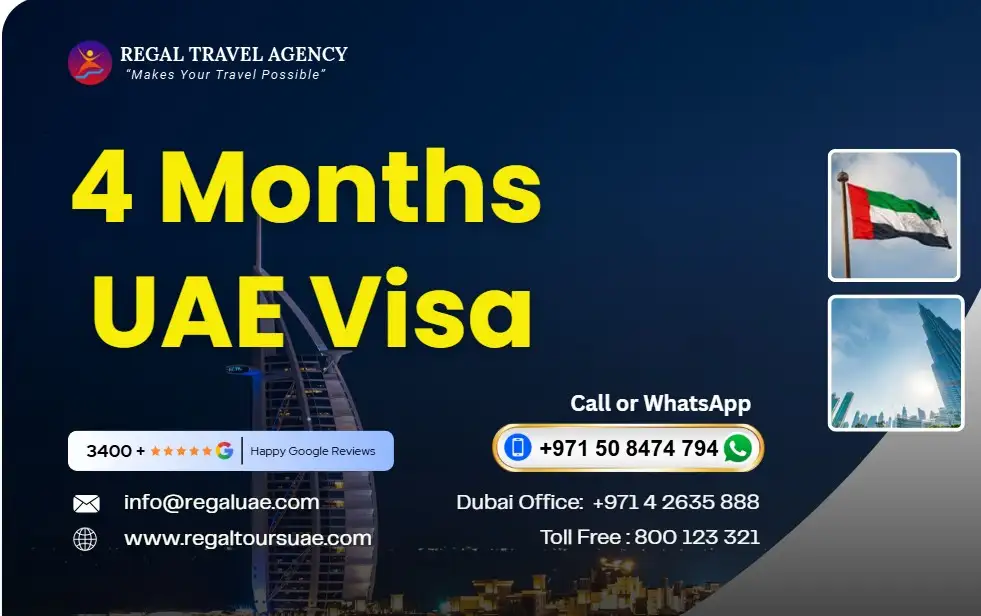 4 Months UAE Visit Visa
