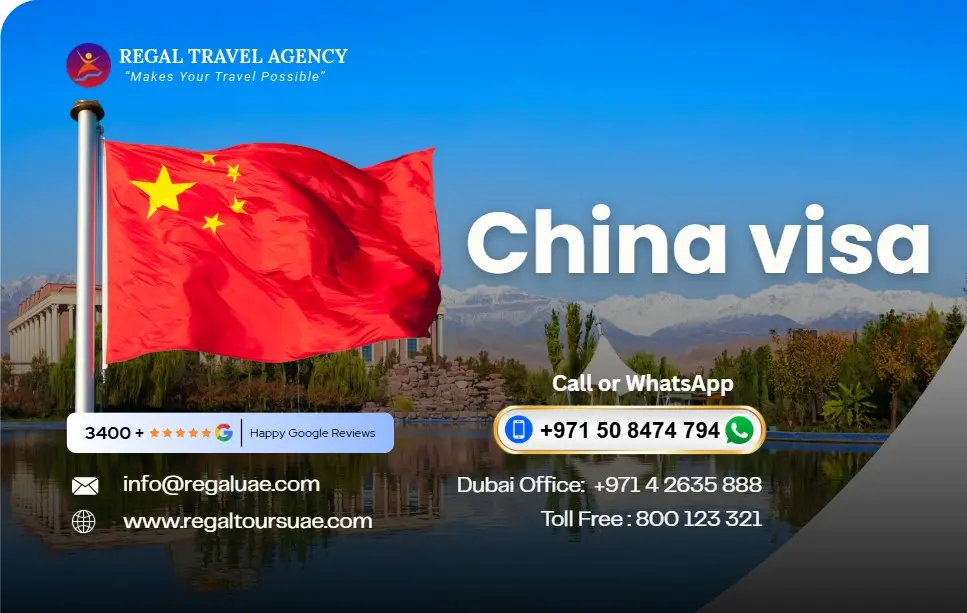 China visa from dubai