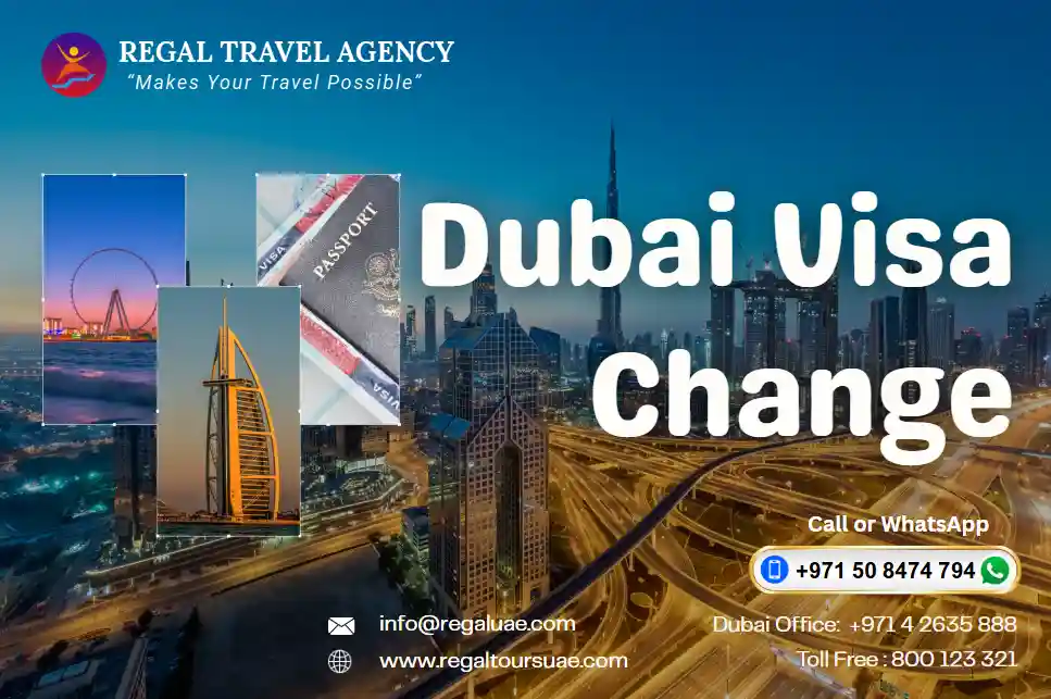 Dubai visa change