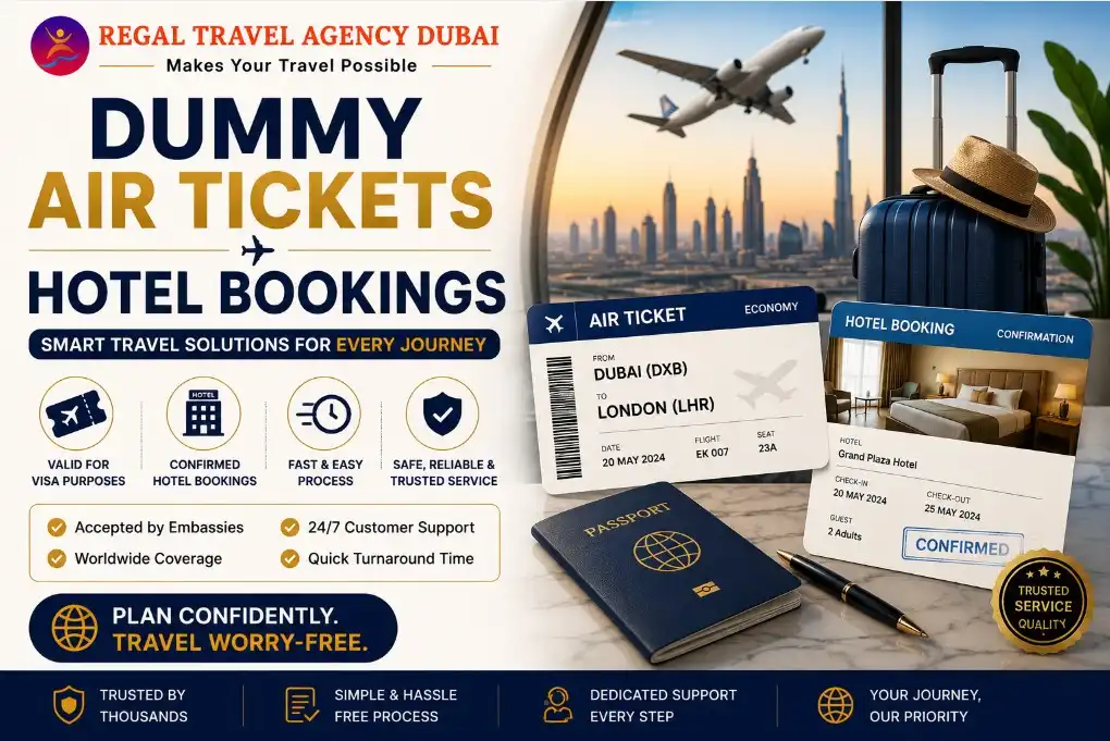 dummy air tickets