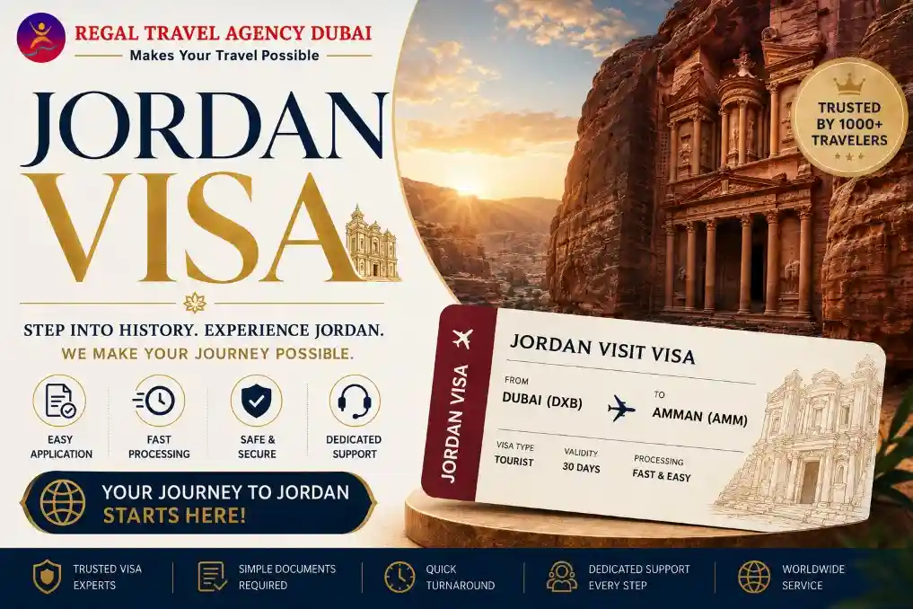 Jordan visit visa from Dubai