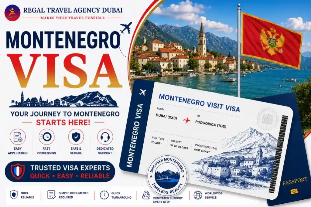 Montenegro Visa From Dubai