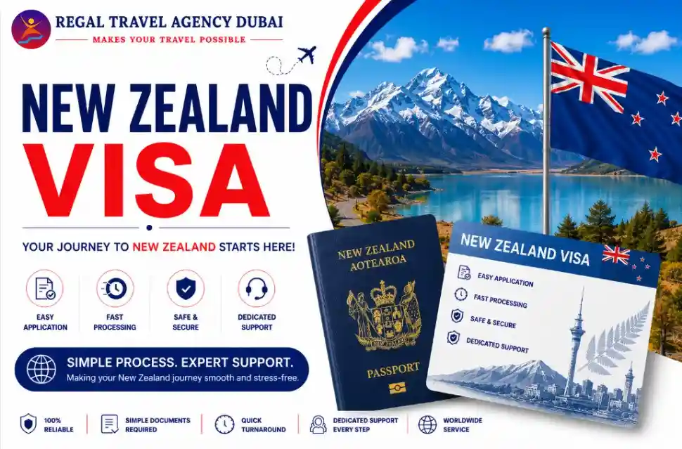 New Zealand Visa from Dubai