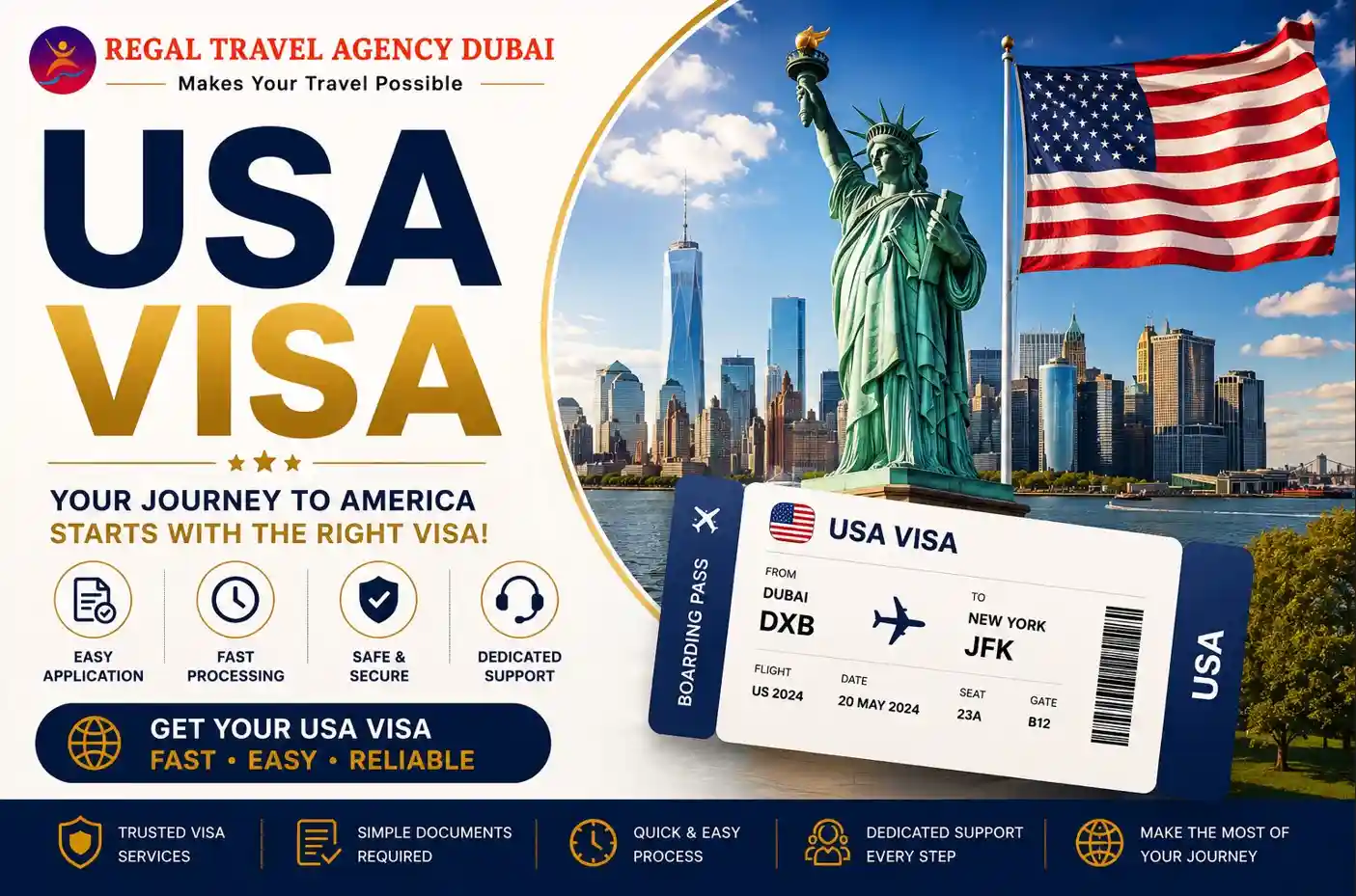 USA Visa From Dubai